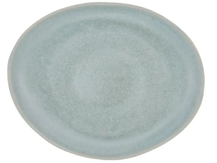 CreaTable Teller flach PIETRA Keramik graphitgrau