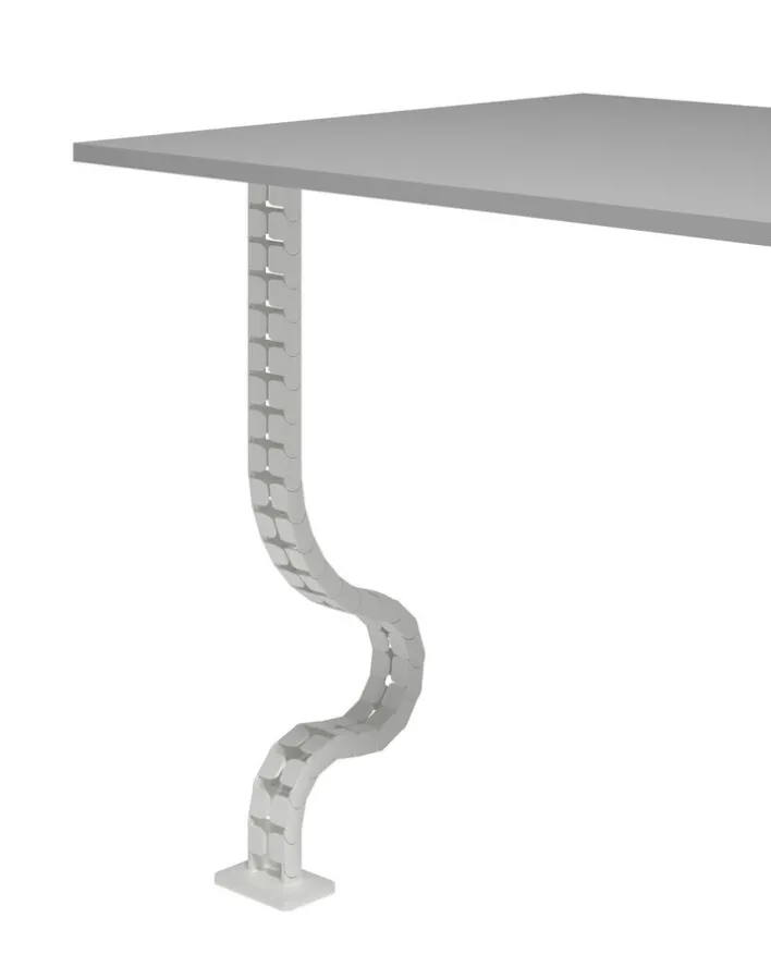 dataflex Kabelführung Kunststoff weiß