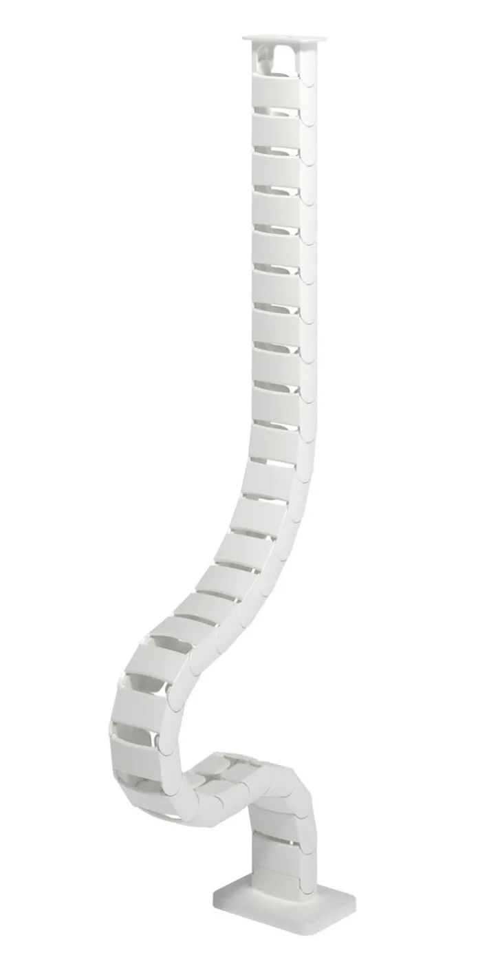 dataflex Kabelführung Kunststoff weiß