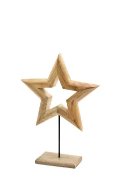 Deko Objekt BLACK FORREST Mango/Eisen 42 x 30 x 10 cm Braun