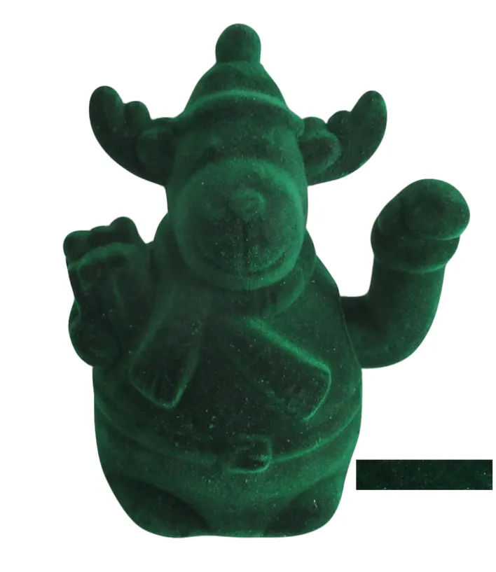 Dekofigur WINKE-Elch 16 cm Grün