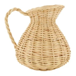 Dekovase 28 cm Weide naturfarbig