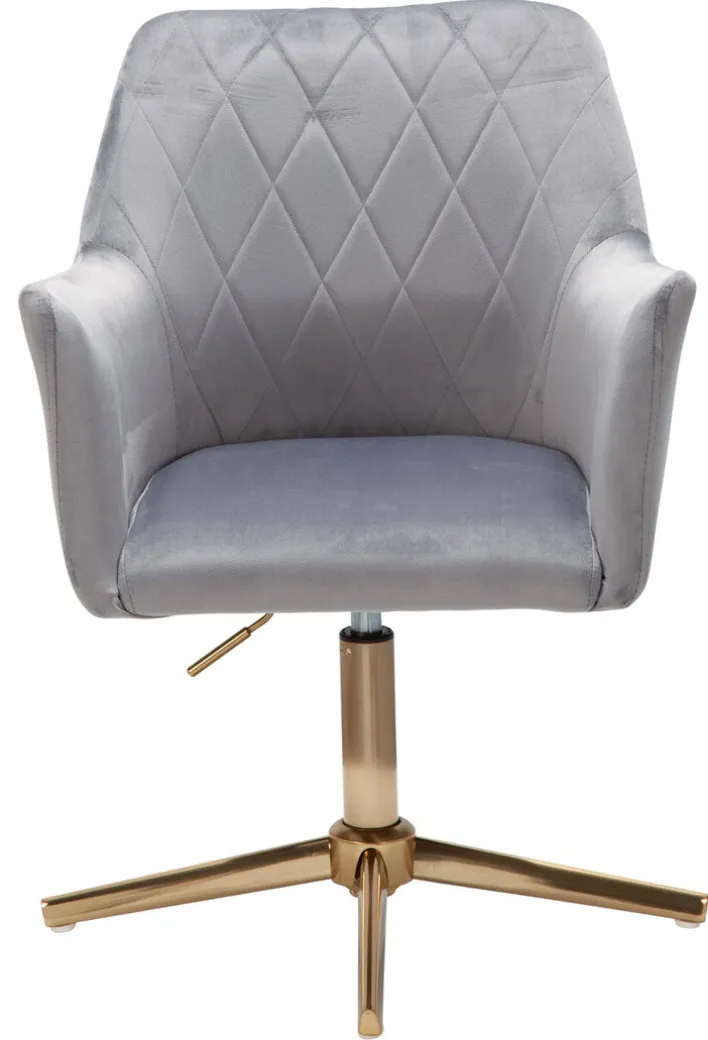 Drehstuhl 55 x 97 cm grau