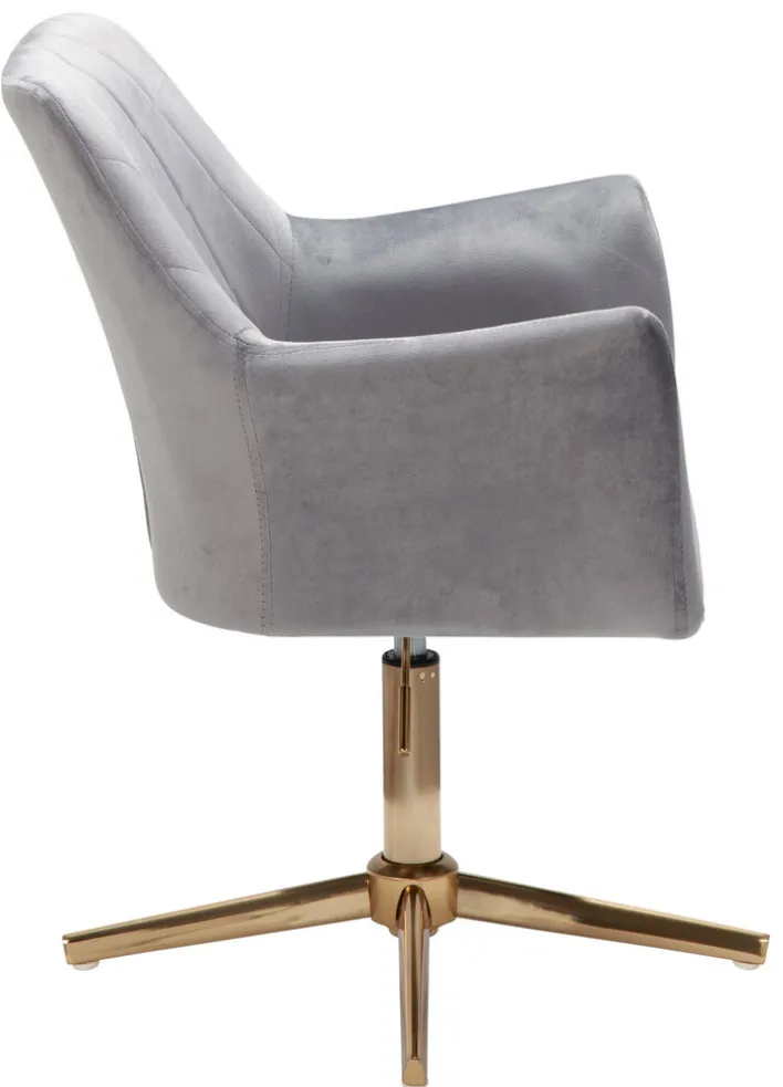 Drehstuhl 55 x 97 cm grau