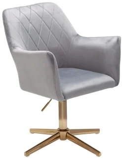 Drehstuhl 55 x 97 cm grau