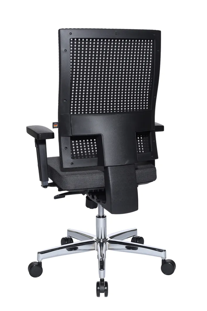 Drehstuhl ART PLUS Stoffbezug Grau/ Schwarz