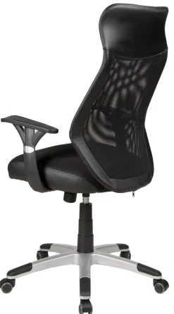 Drehstuhl NIKO Silberfarbig/ Schwarz