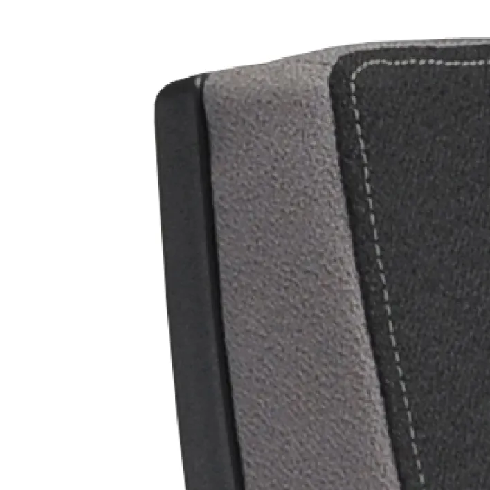 Drehstuhl PREMIUM I 70 x 133 x 70 cm schwarz/ chromfarbig