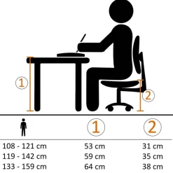 Drehstuhl SALERNO schwarz