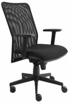 Drehstuhl SOLID II 64 x 119 x 64 cm schwarz