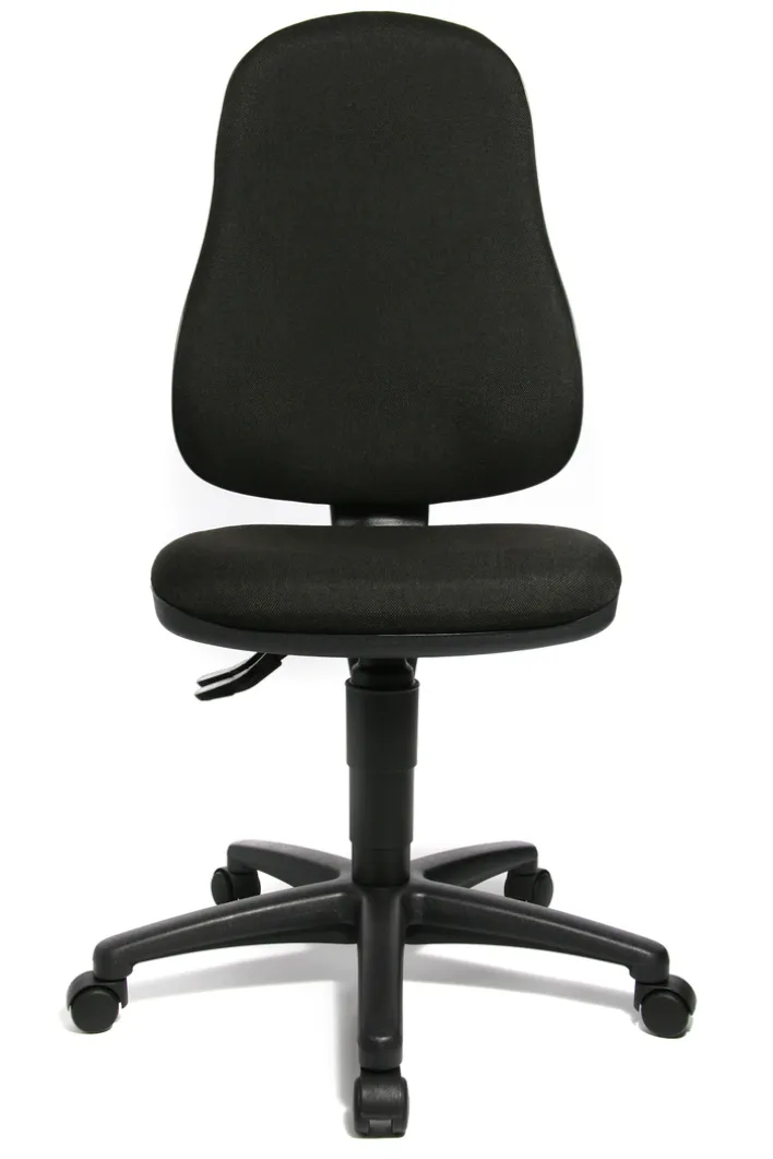 Drehstuhl Stoffbezug Schwarz