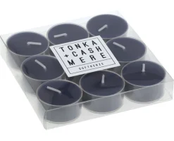 Duftteelicht COLOUR 9er Set Tonka & Cashmere