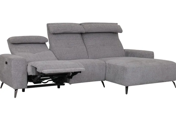 Ecksofa AVELLINO grau