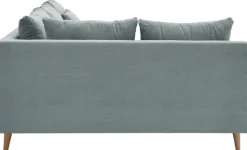 Ecksofa CARLA 249 x 175 cm mintgrün