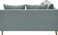 Ecksofa CARLA 249 x 175 cm mintgrün