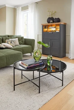 Ecksofa CHASE dunkelgrün