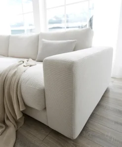 Ecksofa HIGH END weiß