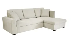 Ecksofa HOLDEN 239 x 158 cm cream