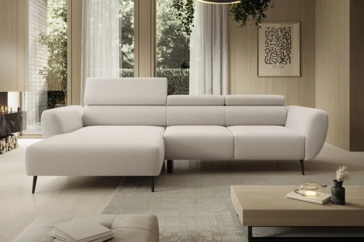 Ecksofa LUCIJA 174 x 277 cm beige