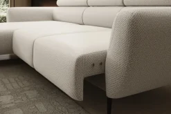 Ecksofa LUCIJA 174 x 277 cm beige