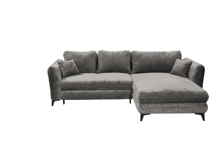 Ecksofa MADELYN 286 x 192 cm stonegrau