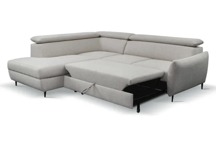 Ecksofa OSCAR 212 x 253 cm grau