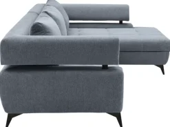 Ecksofa PARIS 267 x 188 cm graublau