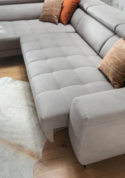 Ecksofa REEVE F 220 x 293 cm grey