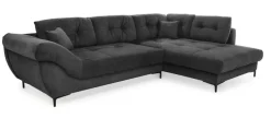 Ecksofa SIENA dunkelgrau