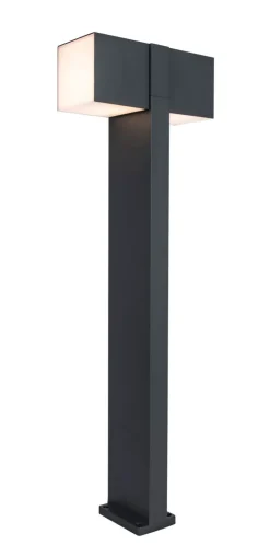 ECO-LIGHT LED Wegeleuchte CUBA 2-flg anthrazit