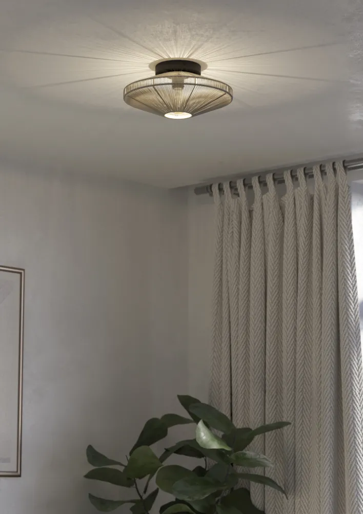 EGLO Retrofit Deckenlampe MIDSUMMER 38 cm creme