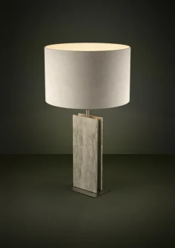 EGLO Retrofit Tischlampe BELESAR 67 cm naturfarbig