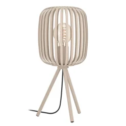 EGLO Retrofit Tischlampe ROMAZZINA 43,5 cm sandfarbig