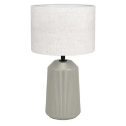 EGLO Retrofit Tischlampe CAPALBIO 41 cm sand /weiß