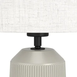 EGLO Retrofit Tischlampe CAPALBIO 41 cm sand /weiß
