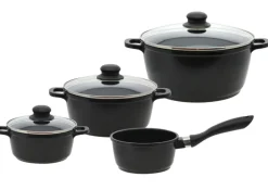 ELO Topf-Set BLACK CAST 4-teilig Aluguss schwarz