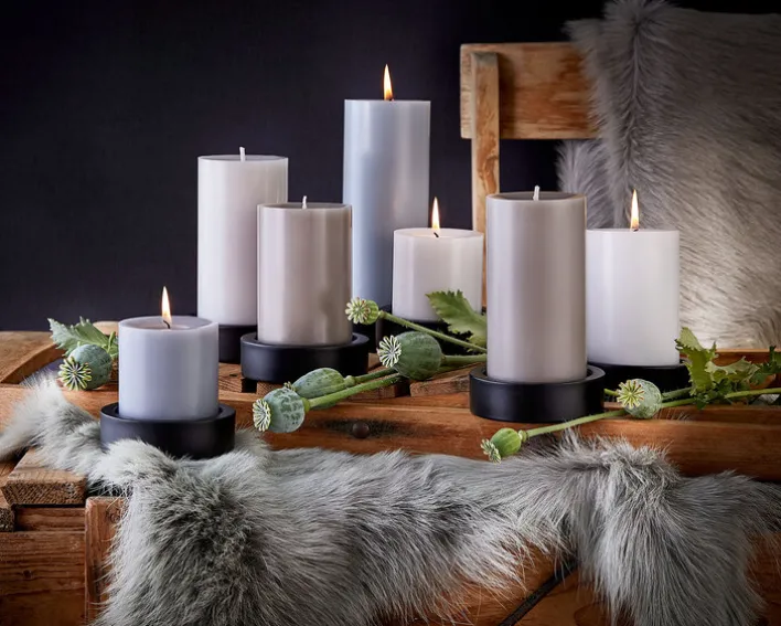 ENGELS KERZEN Kerzenständer FONDO 11 cm schwarz