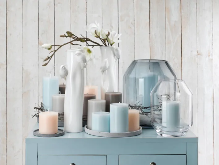 ENGELS KERZEN Kerzenteller BENNY 13 cm anthrazit