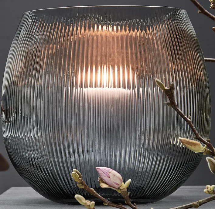 ENGELS KERZEN Windlicht EMMA schiefergrau