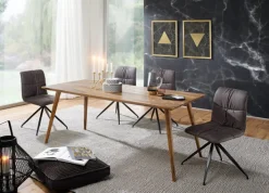 Esstisch 120 x 60 cm Massivholz Sheesham braun