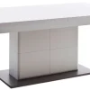 Esstisch AMORA 100 x 180-280 cm NB weiß