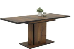 Esstisch ARIANA 120-160 x 80 cm braun