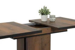 Esstisch ARIANA 120-160 x 80 cm braun