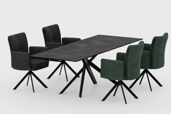 Esstisch Ausziehbar TOKIO 160-240x75x90 cm