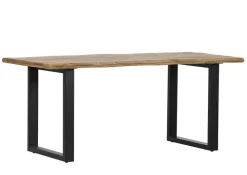 Esstisch CHASE 180 x 90 cm Mango massiv/schwarz