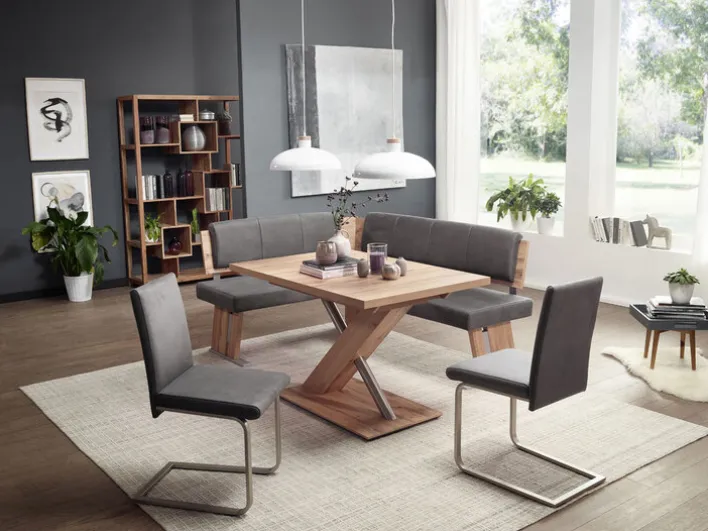 Esstisch ELIMO 120-160 x 80 cm NB Oak