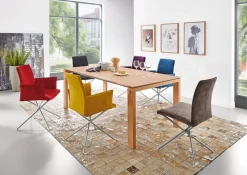 Esstisch ETHO 180 x 100 cm Eiche astig furniert