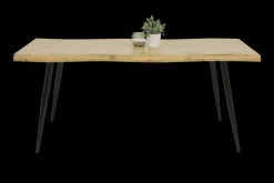 Esstisch GABI I 180 x 100 cm Wildeiche-Dekor braun/schwarz