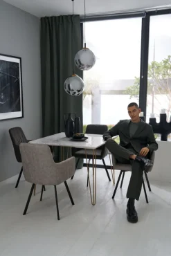 Esstisch GANO 100 x 100 cm weiß