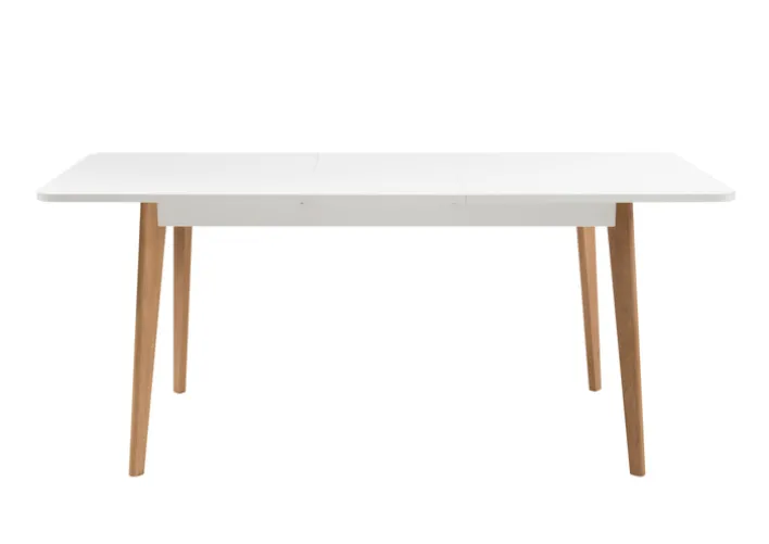 Esstisch LENA Eiche Riviera/ Weiss matt